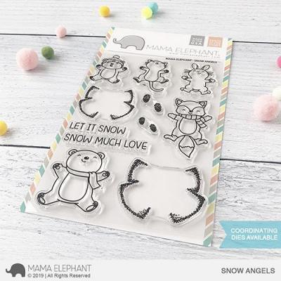 Mama Elephant Clear Stamps - Snow Angels